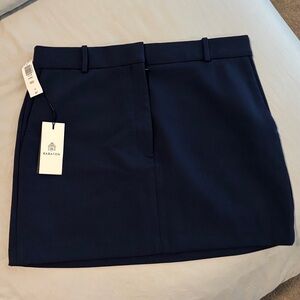 Babaton Chisel Mini Skirt from Aritzia. Size 12 - Admiral Blue - NWT
